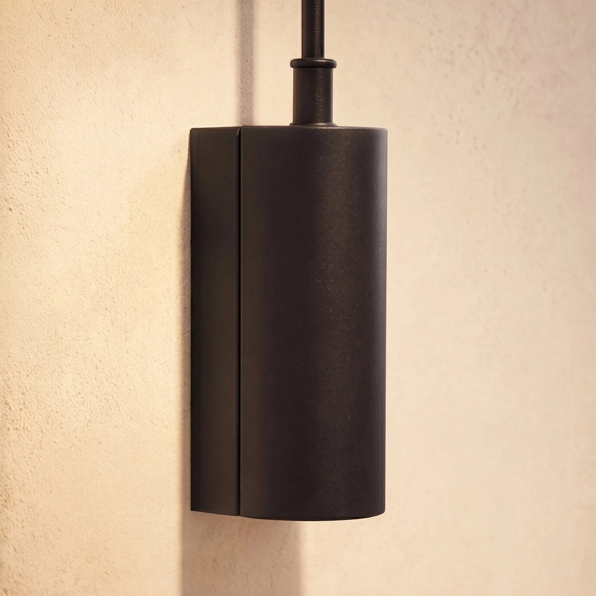 LuxRoyale Waterproof Modern Outdoor LED Wall Sconce Light Metal Cone Design - Royale Basic