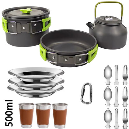 Luxora Camping Cook Set | Portable Cooking Gear & Utensils for Outdoor Cooking