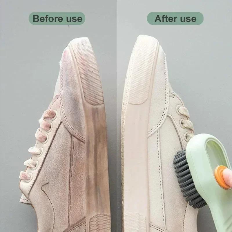 Royaleva 2-Set Shoe Cleaning Brushes with Automatic Dispense