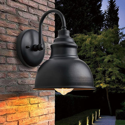Luxora Vintage Retro Metal Wall Light - IP65 Waterproof Outdoor Sconce