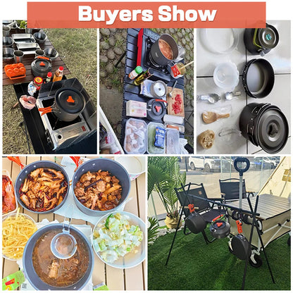 Luxora Camping Cook Set | Portable Cooking Gear & Utensils for Outdoor Cooking