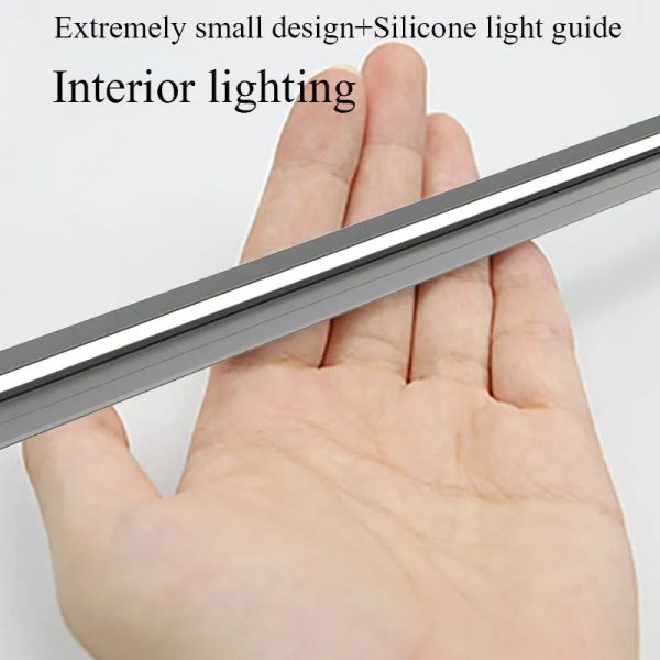 Luxora 45 Degree LED Under Cabinet Lighting Bars Invisible Ultra Thin Strips