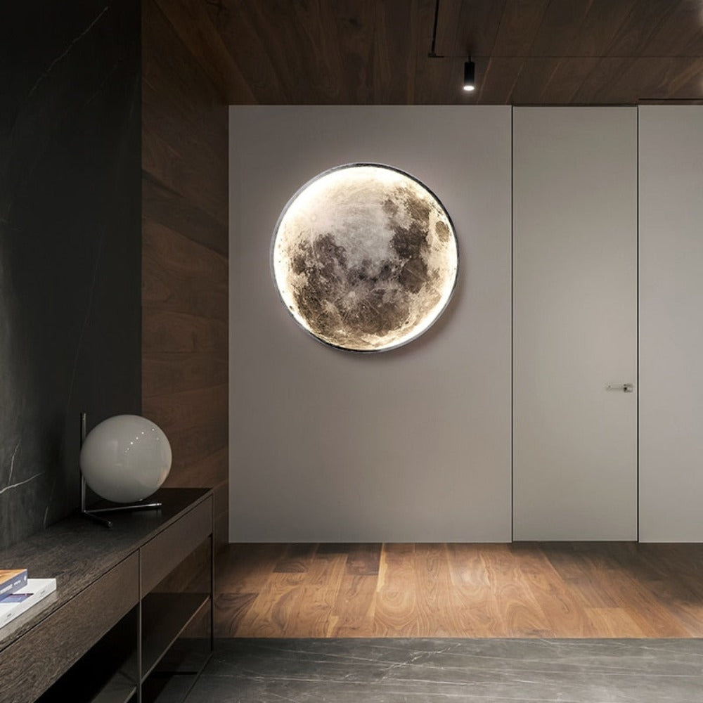Royallure 3D LED Moon & Earth Ceiling or Wall Lamp - Moon 24CM / Brightnes Dimmable