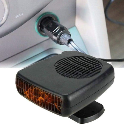 RoyaleGlow Car Heater 150W 300W 12V Ceramic Car Fan Heater