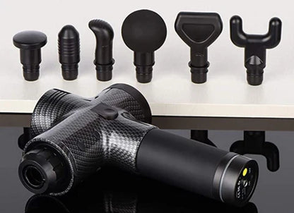 Royaleva Deep Tissue Massage Gun with 6 Heads and LCD Display