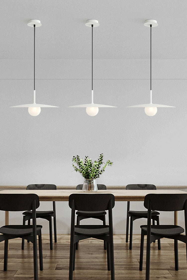 Royallure Sleek Horn-Inspired LED Pendant Light – Modern Elegance for Your Home - Black / Small