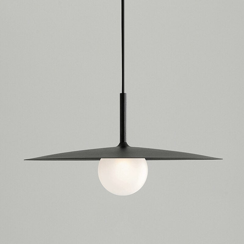 Royallure Sleek Horn-Inspired LED Pendant Light – Modern Elegance for Your Home - Black / Small