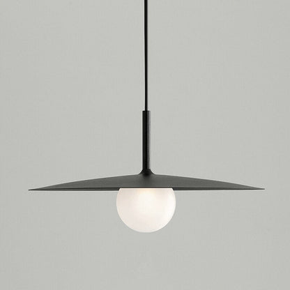 Royallure Sleek Horn-Inspired LED Pendant Light – Modern Elegance for Your Home - Black / Small