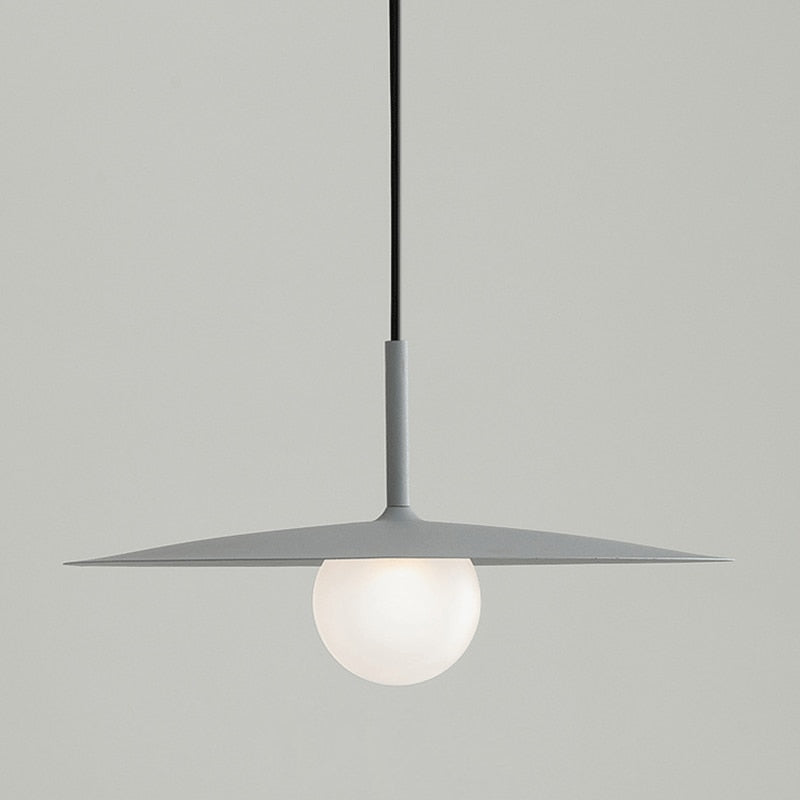 Royallure Sleek Horn-Inspired LED Pendant Light – Modern Elegance for Your Home - Grey / Small