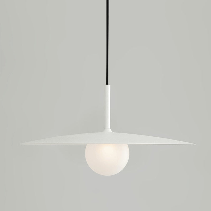 Royallure Sleek Horn-Inspired LED Pendant Light – Modern Elegance for Your Home - White / Small