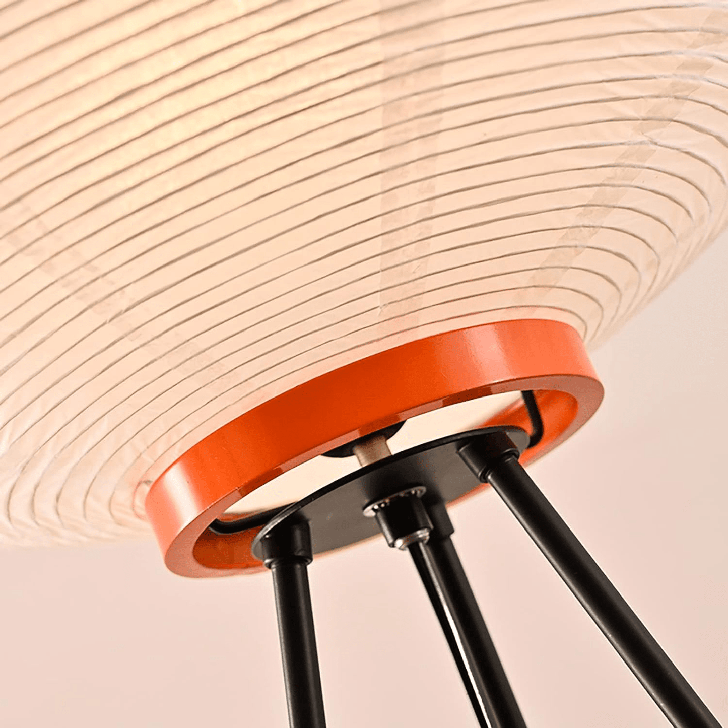 Royallure Minimalist Japanese Rice Paper Floor Lamp - Modern LED Lighting Solution - Large Floor Lamp / Warm Light