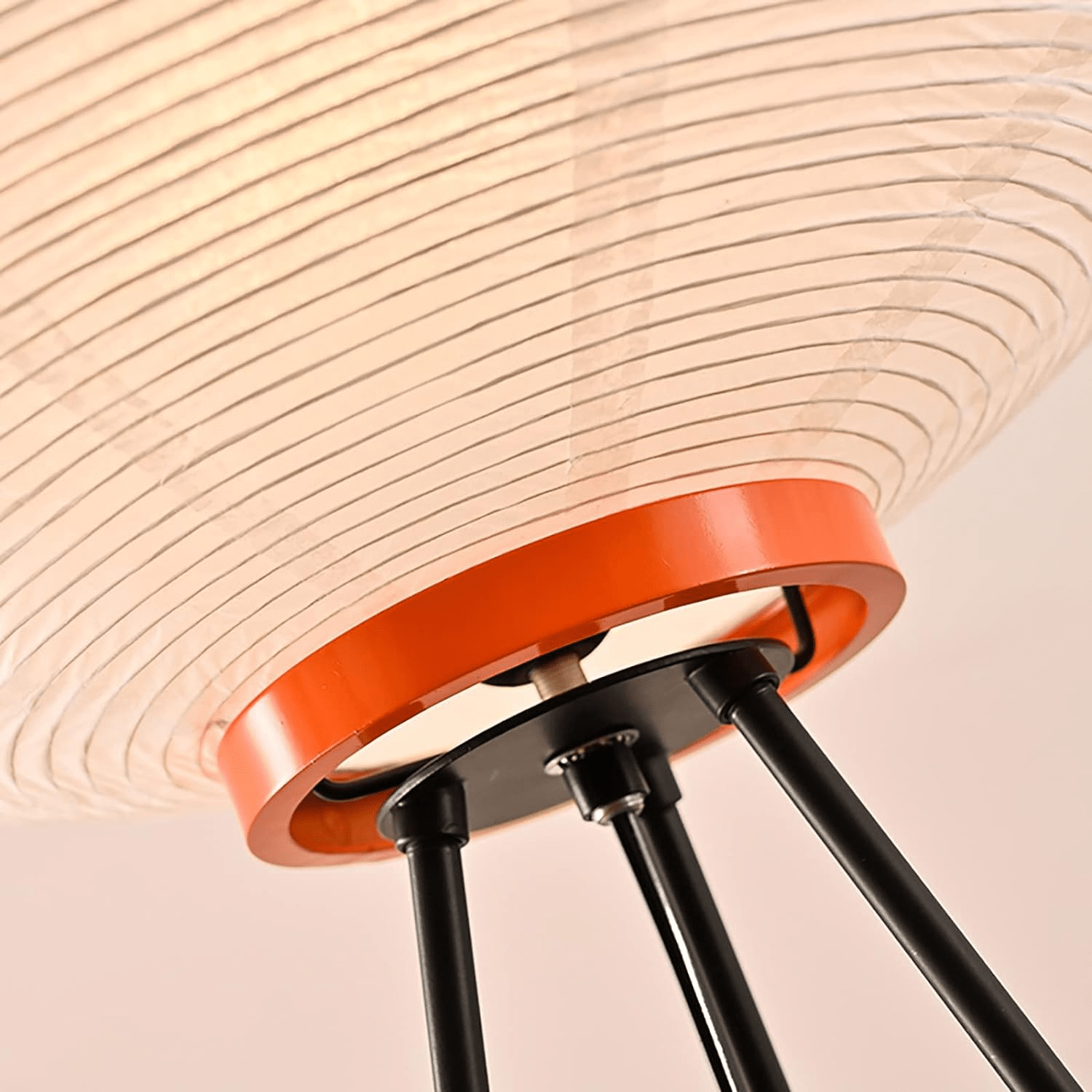 Royallure Minimalist Japanese Rice Paper Floor Lamp - Modern LED Lighting Solution - Large Floor Lamp / Warm Light