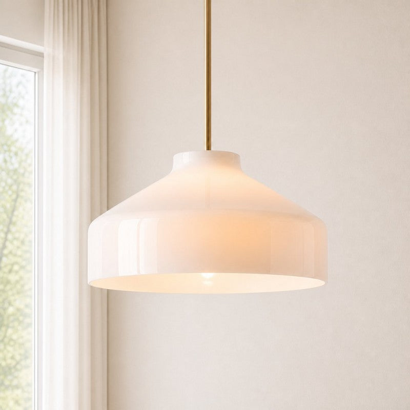 RoyaleGlow Nordic Matte Metal Pendant Light - Modern Morandi Ceiling Fixture