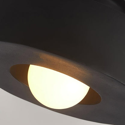 RoyaleGlow Minimalist Modern Circular Ceiling Lamp - Flush Mount LED Light