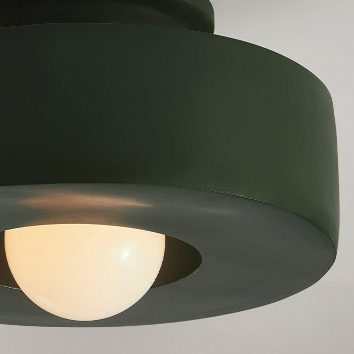 RoyaleGlow Minimalist Modern Circular Ceiling Lamp - Flush Mount LED Light