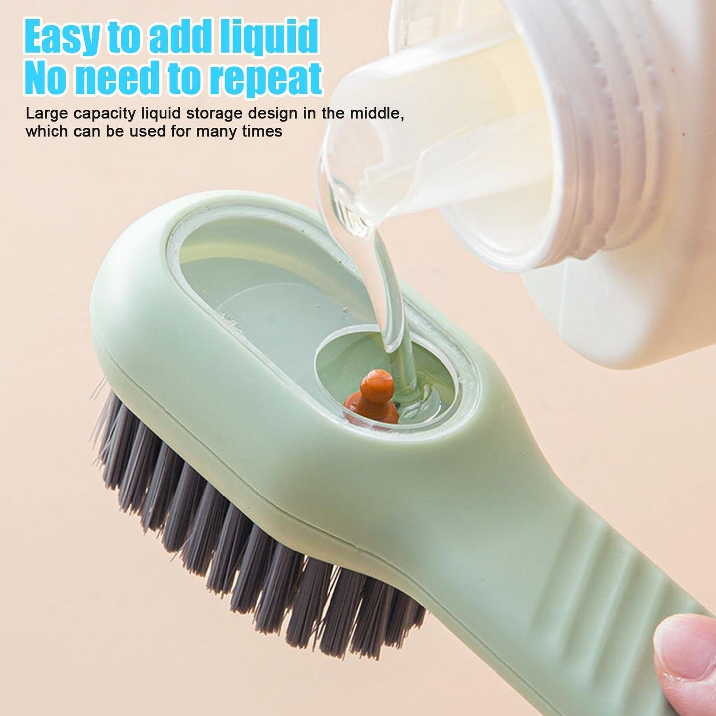 Royaleva 2-Set Shoe Cleaning Brushes with Automatic Dispense