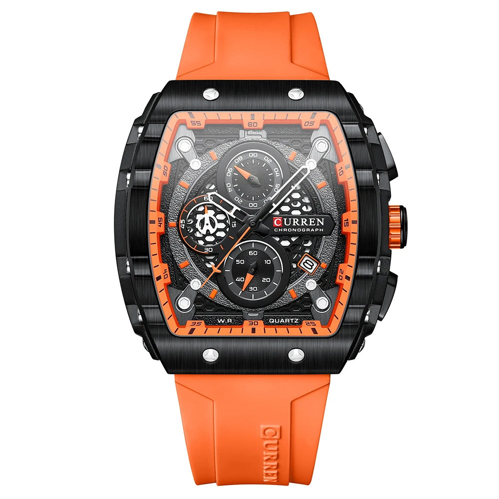 RoyaleGlow Apex Curren Chronograph Elegant Watch for Men