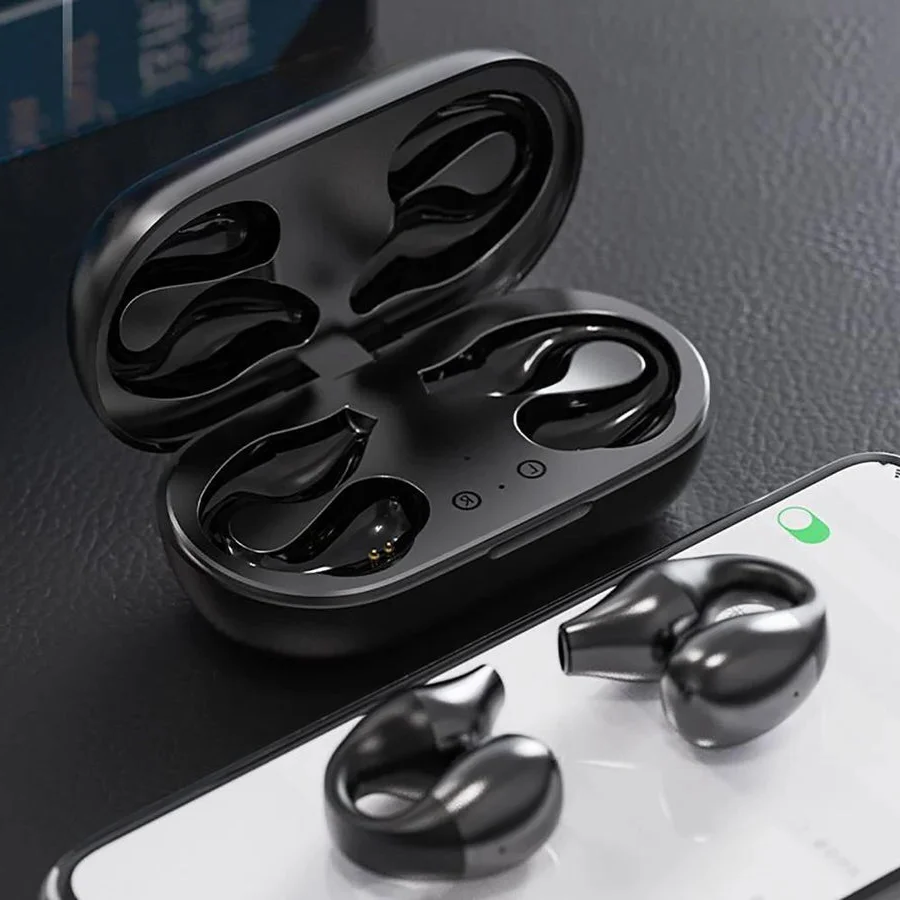 Royaleva Wireless Ear Clip Bone Conduction Headphones