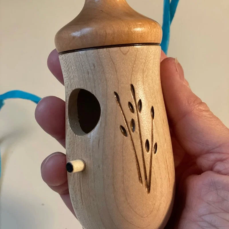 Luxora Wooden Hummingbird House - Gift for Natural Lovers