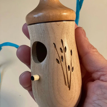 Luxora Wooden Hummingbird House - Gift for Natural Lovers