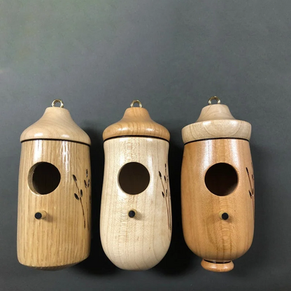 Luxora Wooden Hummingbird House - Gift for Natural Lovers