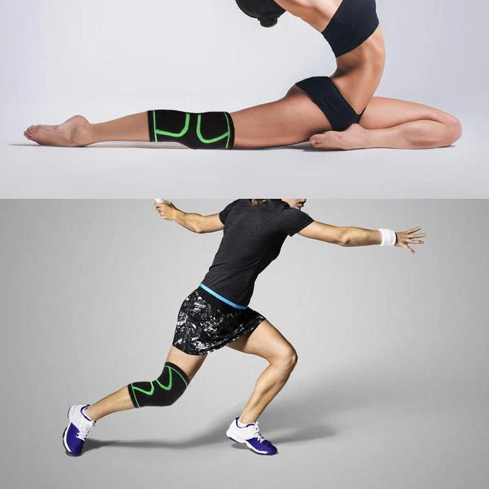 Luxora Knee Brace Compression Sleeve with Patella Stability Straps