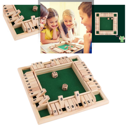 Royaleva Wooden Dice Game Fun for Kids and Family Play