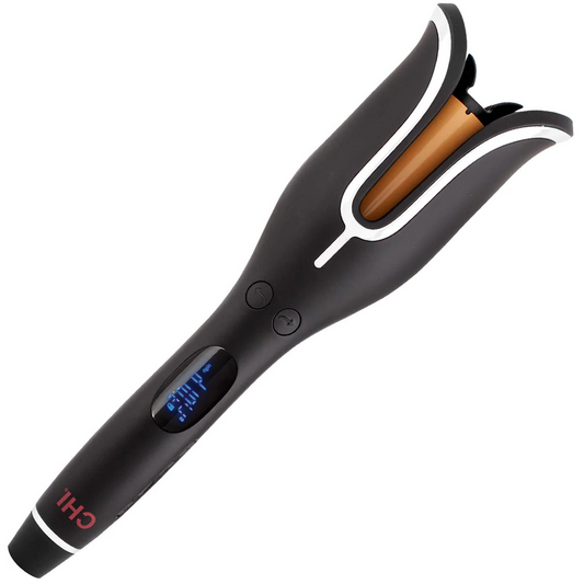 RoyaleGlow Ceramic Anti-Scalding Automatic Rotating Curling Iron