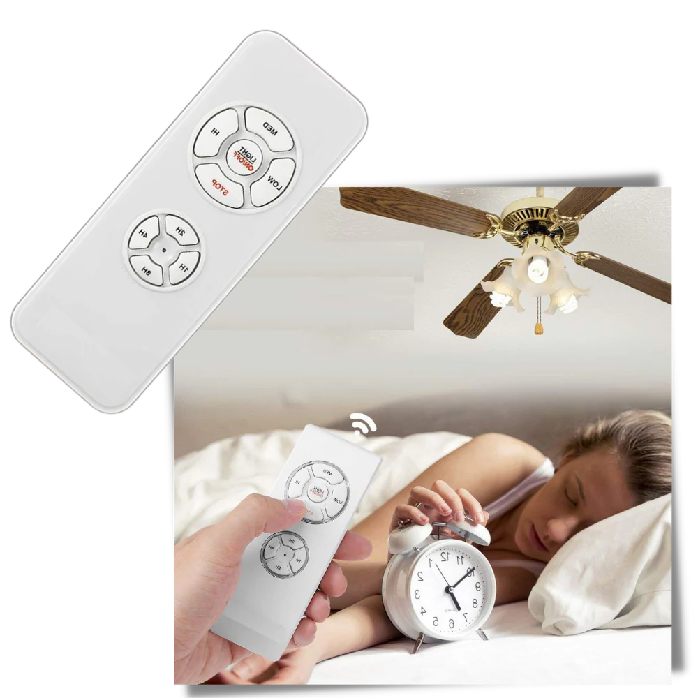 Luxora Universal Fan Remote Control with Light Function