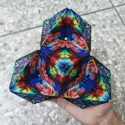Luxora Changeable Magnetic Magic Cube - 70+ Shapes Puzzle