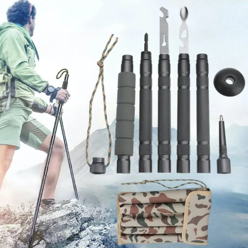 Luxora Survival System – Walking Stick with Multi Tools