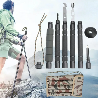 Luxora Survival System – Walking Stick with Multi Tools