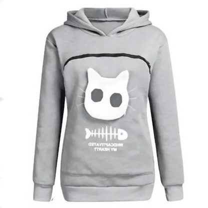 LuxRoyale Cat Lover Hoodie Cuddle Pouch - Perfect Pet Gift