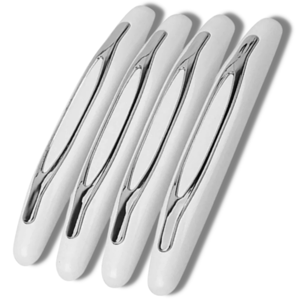 RoyaleGlow 4-Pack Car Door Protection Strips - Durable and Discreet