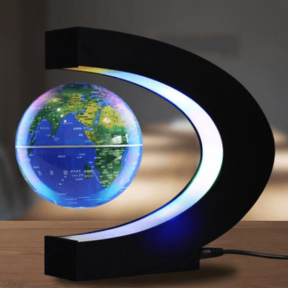 RoyaleGlow Magnetic Floating Globe With LED Light Décor