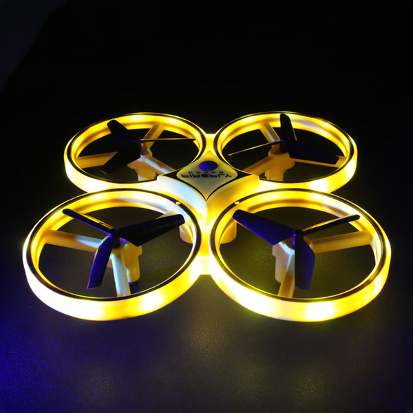 RoyaleGlow Hand Controlled Drone with LED Lights & Gesture Control