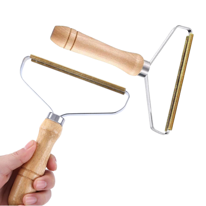 RoyaleGlow Wooden Pet Hair Remover - Eco-Friendly Lint Tool
