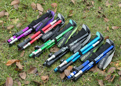 Royaleva Adjustable Trekking Poles - Foldable Telescopic Pole