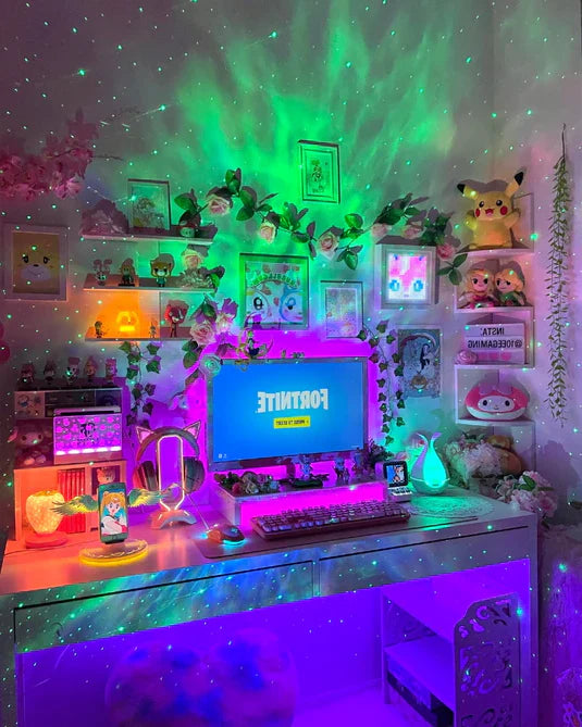 Luxora Astronaut Star Galaxy-Projector for Home Ambiance