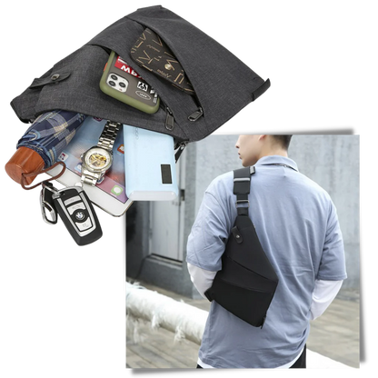 Luxora Waterproof Pocket Bag with Adjustable Strap and Pockets
