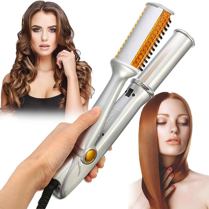 Luxora Professional 2 in 1 Rotating Iron Hair Brush