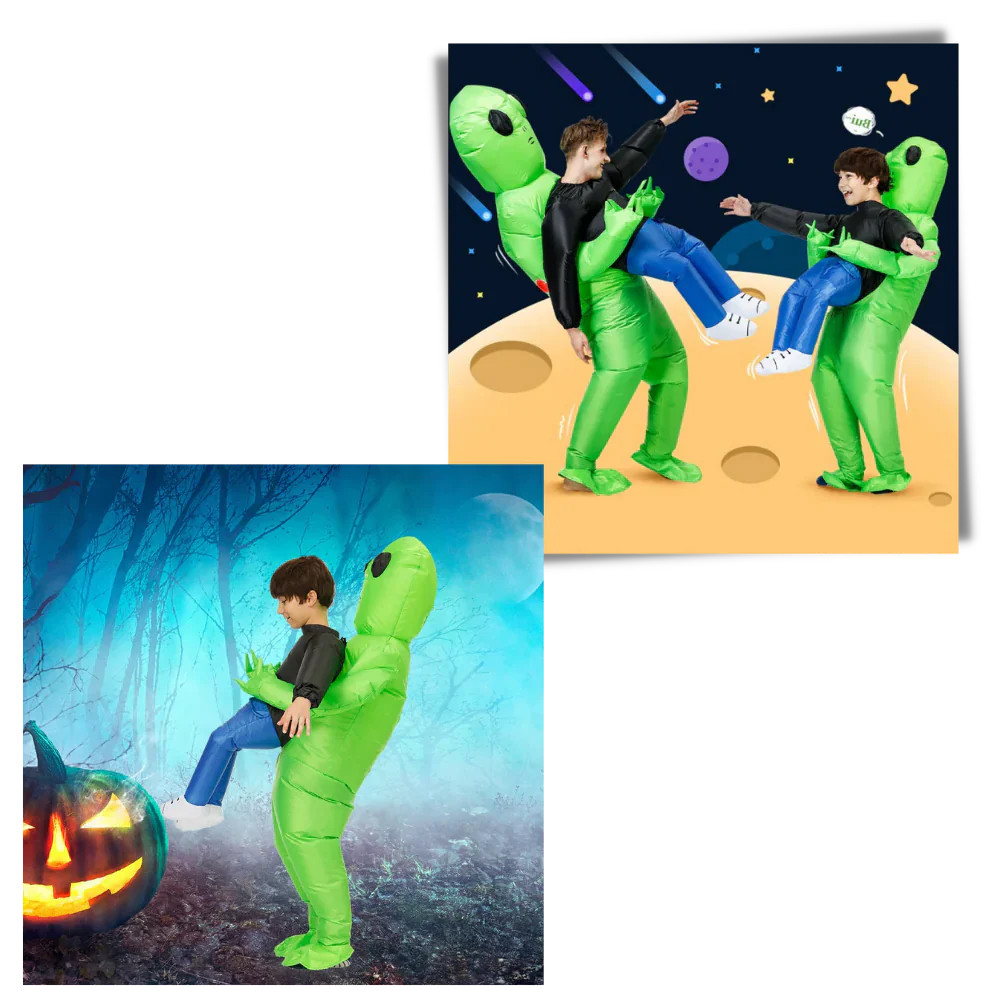 Royaleva Inflatable Alien Costume for Kids and Adults