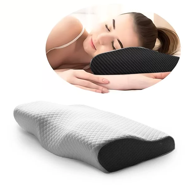 Royaleva Contoured Orthopedic Memory Foam Pillow for Neck Pain
