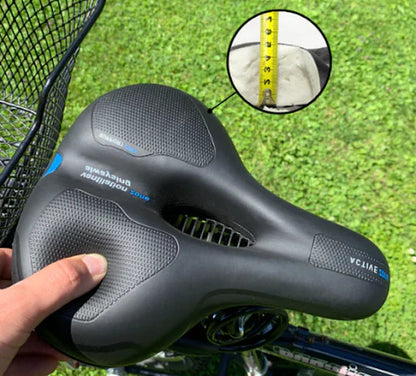 RoyaleGlow Cloud Saddle - Mountain Bike Saddle Shock Absorbing Bicycle
