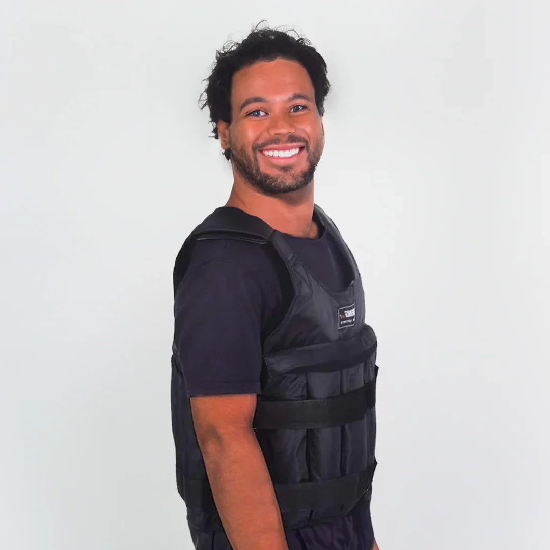 Luxora 110 Pound Adjustable Exercise Weighted Vest for Fitness