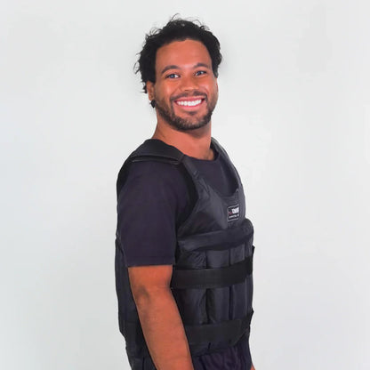 Luxora 110 Pound Adjustable Exercise Weighted Vest for Fitness