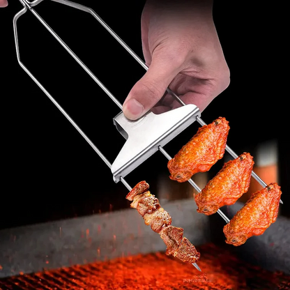 Royaleva 3 Way Grill Skewers for Perfect Kabobs Every Time
