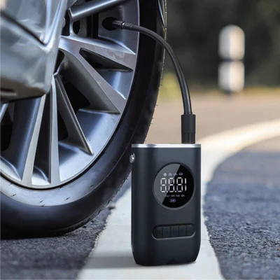Luxora Electric Tyre Inflator with LED Torch and Nozzles