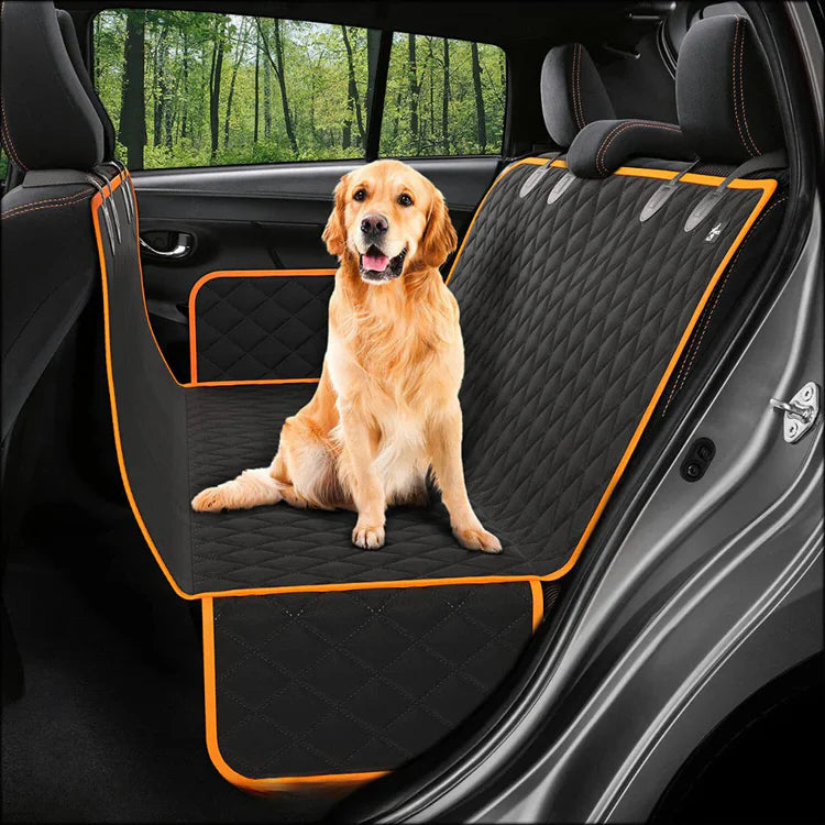 Luxora Hard Bottom Car Seat Cover for Dogs - Waterproof Safety