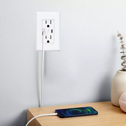LuxRoyale 4K UltraHD WIFI Streaming Nanny Cam Hardwired USB-A & C Plug